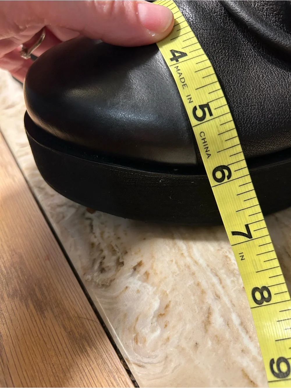 PURO Secret Black Platform Boots (approximate size women’s 9.5)